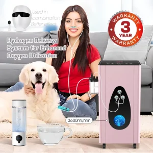 Hydrogen Inhalation Machine 3600ml Factory OEM&ODM Quiet Design for Beauty Salons, Clinics, and Home Use