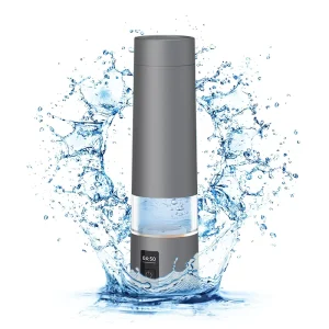 Hydrogen Rich Water Bottle Generator 270ML Capacity Portable PEM Electrolyzer Hydrogen with 2000ppb 4000ppb for H2 Life