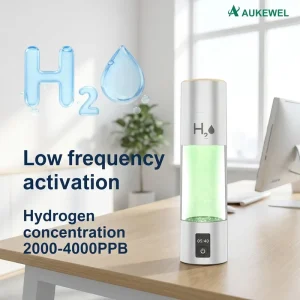 Hydrogen Rich Water Bottle Generator Cup Low Frequency Activation 2000ppb 4000ppb Portable Water Electrolysis