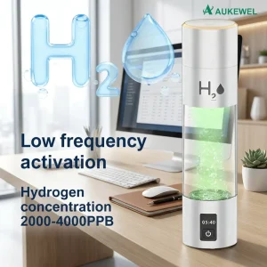 Hydrogen Rich Water Bottle Generator Low Frequency Activation 2000ppb 4000ppb Portable Water Electrolysis