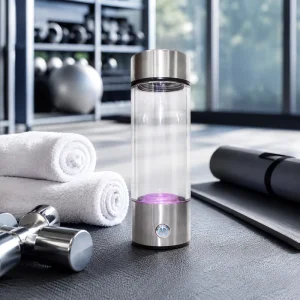 Hydrogen Rich Water Generator Bottle Portable Tea Cup with LED Light Indicator