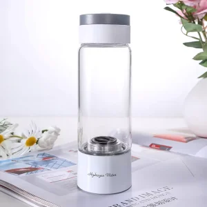 Hydrogen Rich Water Generator with PEM SPE Technology Glass Bottle for Home Car Travel Hydrogen Water Generators