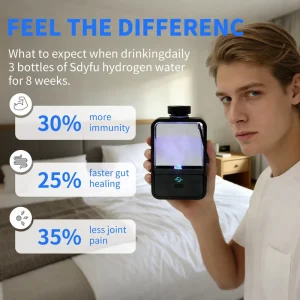 Hydrogen Water Bottle Designed for Daily Wellness Portable Rechargeable Generator