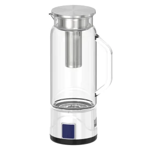 Hydrogen Water Bottle Generator H2 Portable Hydrogen Infused Double Wall Borosilicate Insulate Tea Glass Teapots