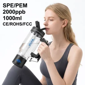 Hydrogen Water Bottle Generator OEM ODM Custom Branding Portable Hydrogen Water Ionizer Maker Factory