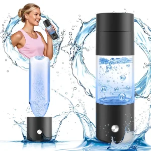 Hydrogen Water Bottle Generator Portable Hydrogen Water Ionizer Machine with SPE/PEM for Office Travel Drinking