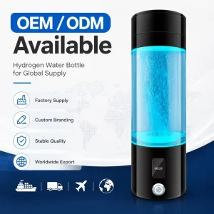 Hydrogen Water Bottle Generator Portable SPE PEM Hydrogen Rich Water Bottle