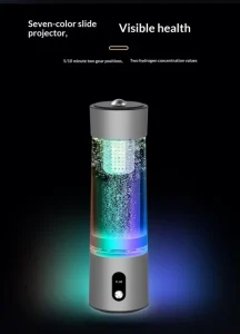 Hydrogen Water Bottle Generator up to 6000 PPB Portable Hydrogen Water Cup With SPE PEM Technology for Home Office Travel