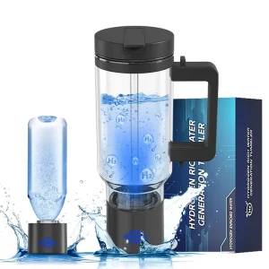 Hydrogen Water Bottle with Touch Screen SPE USB Hydrogen water bottle Portable Hydrogen Generator H2 Water Bottle for Gifts