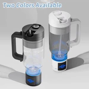 Hydrogen Water Generator Portable Alkaline Bottle SPE PEM 750ML USB Battery Powered Food Grade Tritan Hydrogen