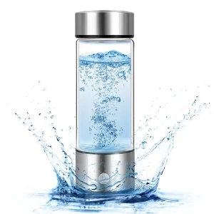 Hydrogen Water Generator with PEM and SPE Technology Rechargeable Water Ionizer Balanced pH Hydrogen Water Cup