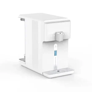 Hydrogen Water Purifier with Electric Self-Cleaning Cold and Hot Water Function, Plastic Countertop Housing