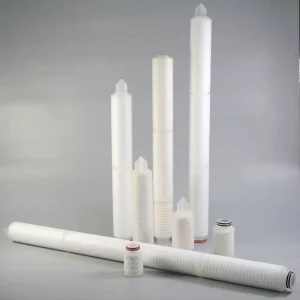 Hydrophilic PVDF Membrane Filter Element 0.45micron 10inch Code 7 Adapter for Liquids Solutions Sterilization