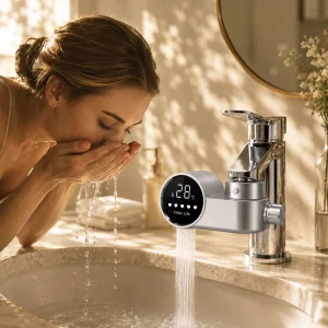 Hydropower Activated Carbon Faucet with Digital Display, UV Sterilization and Water Purifier