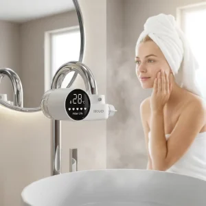 Hydropower Smart Digital Display UV Light Faucet Mount Water Filter Screen Shows Temperature Filter Life for Skincare