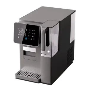Ice Maker Desktop Reverse Osmosis Cooling and Heating Water Purifier Countertop RO Water Filter Dispenser
