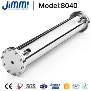 In stock Stainless Steel Membrane Housing Model 4040 Pressure Vessel RO Water Treatment System 600 PSI Universal 1 Year JIMI