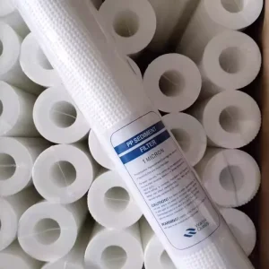 Industrial 2.5”20 Inch PP Water Filter Cartridge 1 Micron High Dirt Holding Capacity