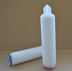 Industrial 20 Inch 30 Inch Swimming Pool Seawater Pleated PP Filter Element Water Treatment