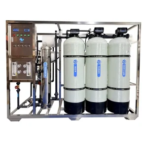 Industrial 2T 2000 LPH SUS304 Stainless Steel RO Water Filter Machine with PLC Control
