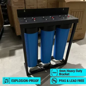 Industrial 3-Stage 20-Inch Water Filter System for RO Pretreatment and Commercial Water Treatment