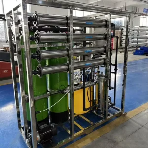 Industrial 500LPH 1000LPH RO Water Treatment System Commercial Plant Filtration Pump PLC Gearbox 220V Water Storage
