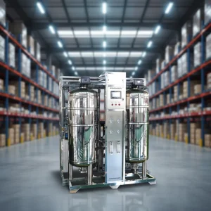Industrial Automatic RO System Commercial Water Purification Machinery 0.25t-10t with Motor and PLC Components