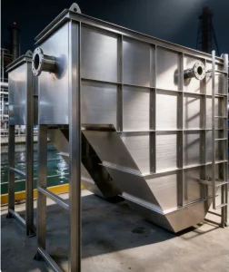 Industrial CPI Water Treatment Machinery for Oily Wastewater Filtration with 50m h Productivity