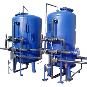 Industrial Carbon Steel Multimedia Filter Vessel & Automatic Backwash System Efficient Rust Resistant Wastewater Purification