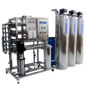 Industrial Deionized 2000lph Potable RO Reverse Osmosis Pure Water Treatment Large Scale Water Purification System Machinery