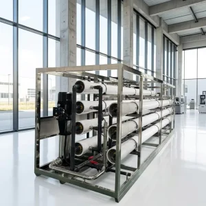 Industrial Drinking Water Production and Purification Plant with Filter