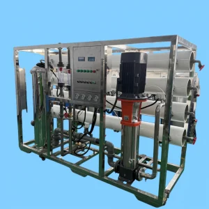 Industrial Drinking Water Reverse Osmosis Purification System 1000L/Hour with PLC Pump