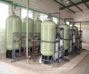 Industrial FRP Material Ion Exchange Water Softener for Boiler Cooling Tower