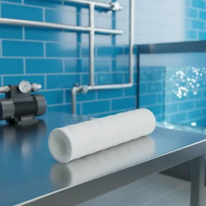 Industrial Grade Deep Sediment Wound Filter Cartridge 5 Micron High Dirt Holding Capacity Pressure Vessel Water Treatment