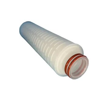 Industrial Grade Reusable Pleated Filter Cartridges 0.21um 0.55um High Efficiency Filtration Solutions Water Treatment Machinery