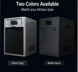 Industrial Ice Bank Hot Cold Reverse Osmosis Water Purifier Stainless Steel Housing Counter Installation for Commercial