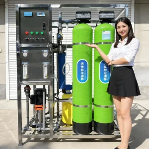 Industrial RO Reverse Osmosis Drinking Water Treatment Machine, 2000L/H, SS304 Pump, Automatic Operation, 1-Year Warranty
