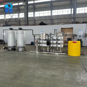 Industrial RO System Water Treatment Machinery 6000LPH with PLC Control and Automatic Backwash