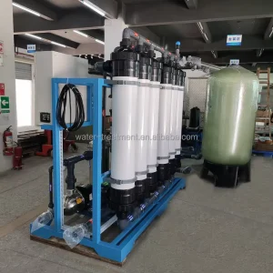 Industrial Recycling UF Water Treatment System with Hollow Fiber Membrane, Pump, Motor, and PLC