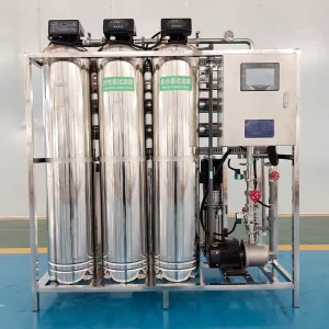 Industrial Reverse Osmosis System with PLC Controlled Stainless Steel Pump for Large Scale Water Purification Plant