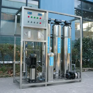 Industrial Reverse Osmosis Water Filter System with PLC, Motor, Pump, Pressure Vessel, Engine, Bearing and Stainless Steel Construction