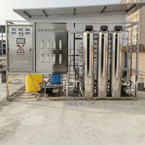 Industrial Reverse Osmosis Water Filter System with Pump and PLC Control, 1000 LPH