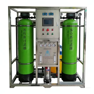 Industrial Reverse Osmosis Water Purification System Touch Screen PLC Linkage Control Integrated Pure Water Treatment Machine