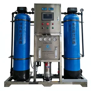 Industrial Reverse Osmosis Water Treatment Machine with PLC Touch Screen