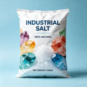 Industrial Rock Salt Deicing Salt Bulk Bag for Snow Melting, Pool Adjustment, and Water Softening