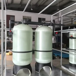 Industrial Soft Water Generation System with High Exchange Capacity Resin for Cooling Water Applications