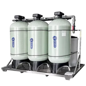 Industrial Soft Water Machine 1 2 3 Tons Water Treatment Equipment Groundwater River Purification Filtration Filter Water System