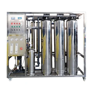 Industrial Stainless Steel Reverse Osmosis Water Treatment System 250/500/1000 LPH Drinking Water Machine