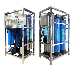 Industrial Tap Water Purification System Drinking Water Softening Multi-Media Filter Reverse Osmosis 220V Pump