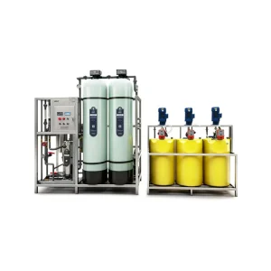 Industrial Ultra Filtration Reverse Osmosis Water Purification Plant Multi Stage RO Filter With Chemical Dosing System